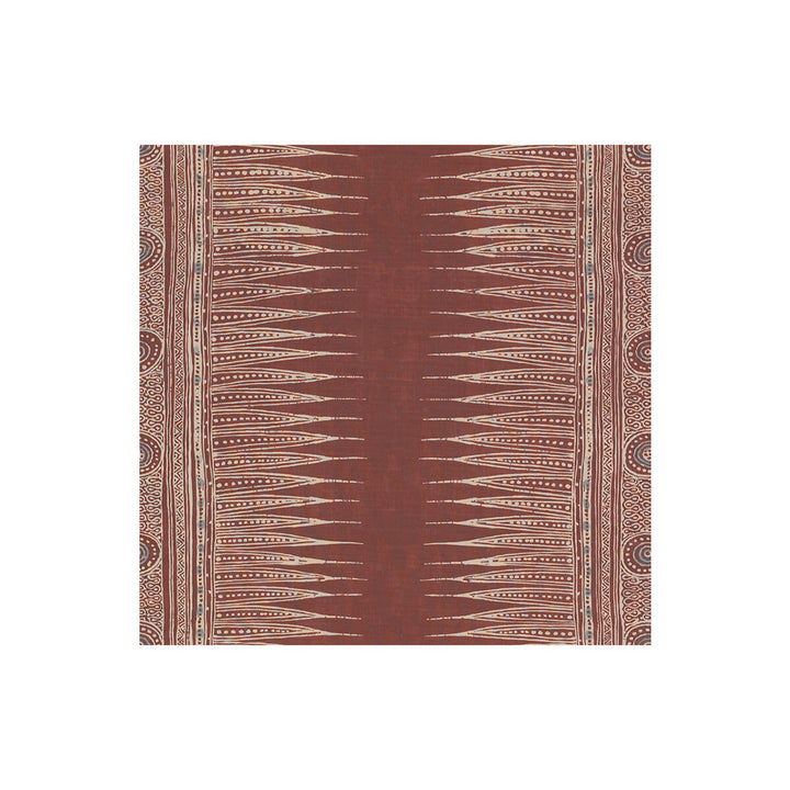 Indian Zag Paprika by Lee Jofa Fabric SUZANNE RHEINSTEIN *HOLLYHOCK II LINEN - 60%;COTTON - 20%;MODAL - 20% Thailand MEDIUM Horizontal: 27 and Vertical: 27 54 - Fabric Carolina -