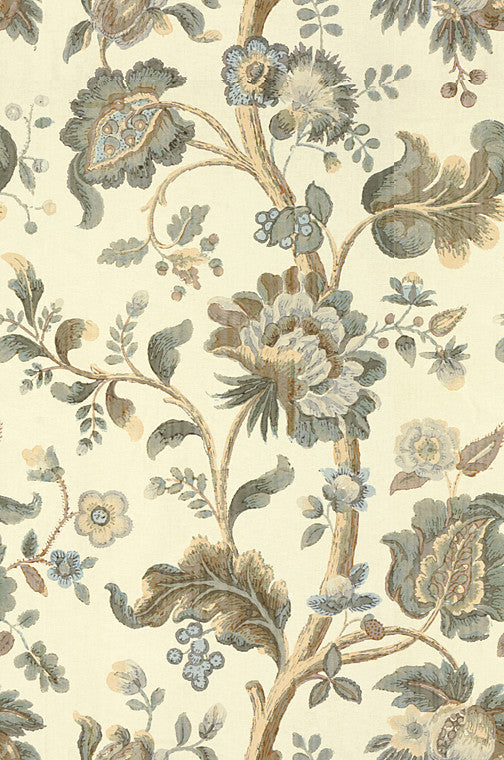 Treyes Print Sage by Lee Jofa Fabric