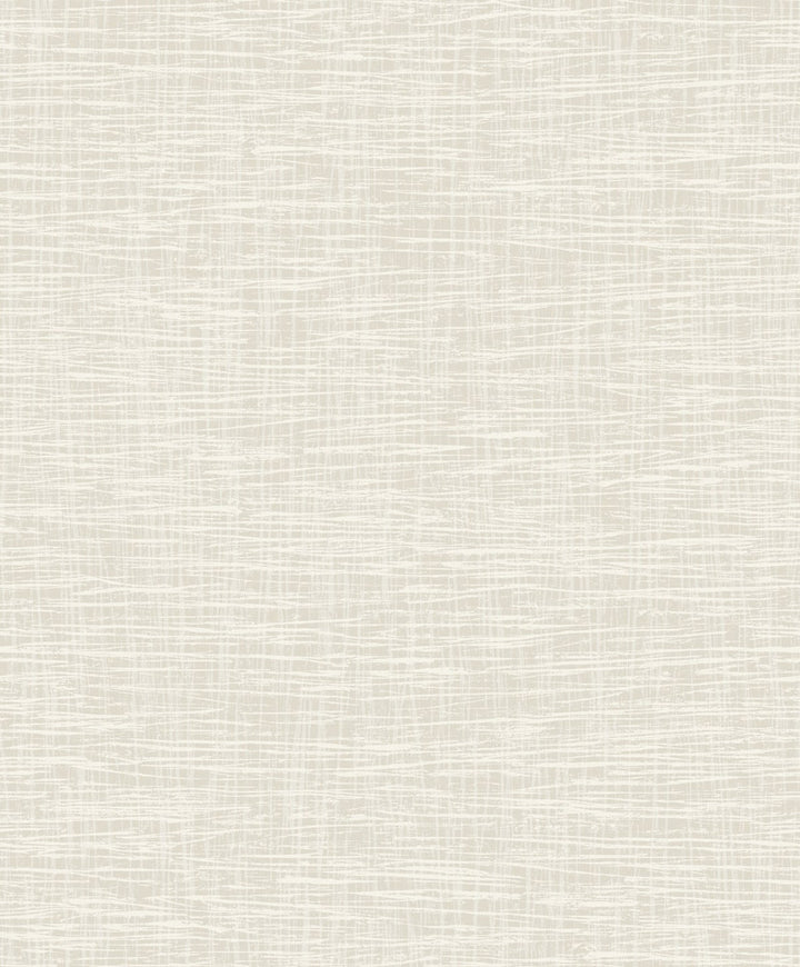 Crosshatch Texture Pearl and Cream by Seabrook Wallpaper Aura Netherlands 56.05 25.2" 20.5" - Fabric Carolina -