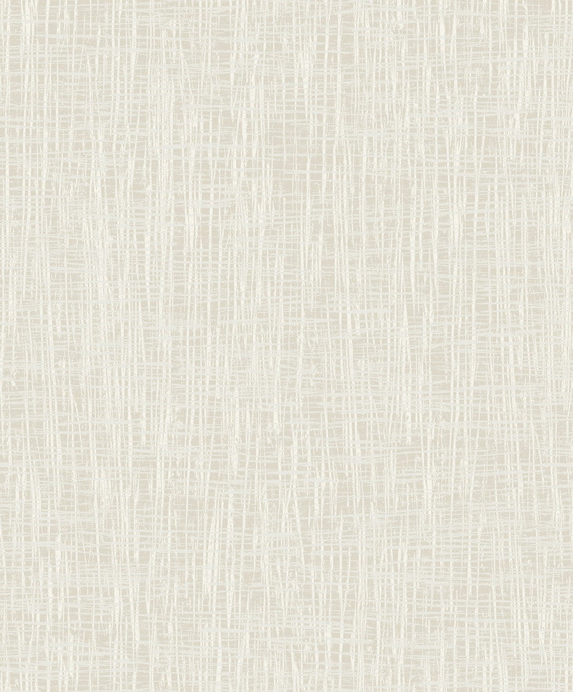 Crosshatch Texture Champagne and Cream by Seabrook Wallpaper Aura Netherlands 56.05 25.2" 20.5" - Fabric Carolina -