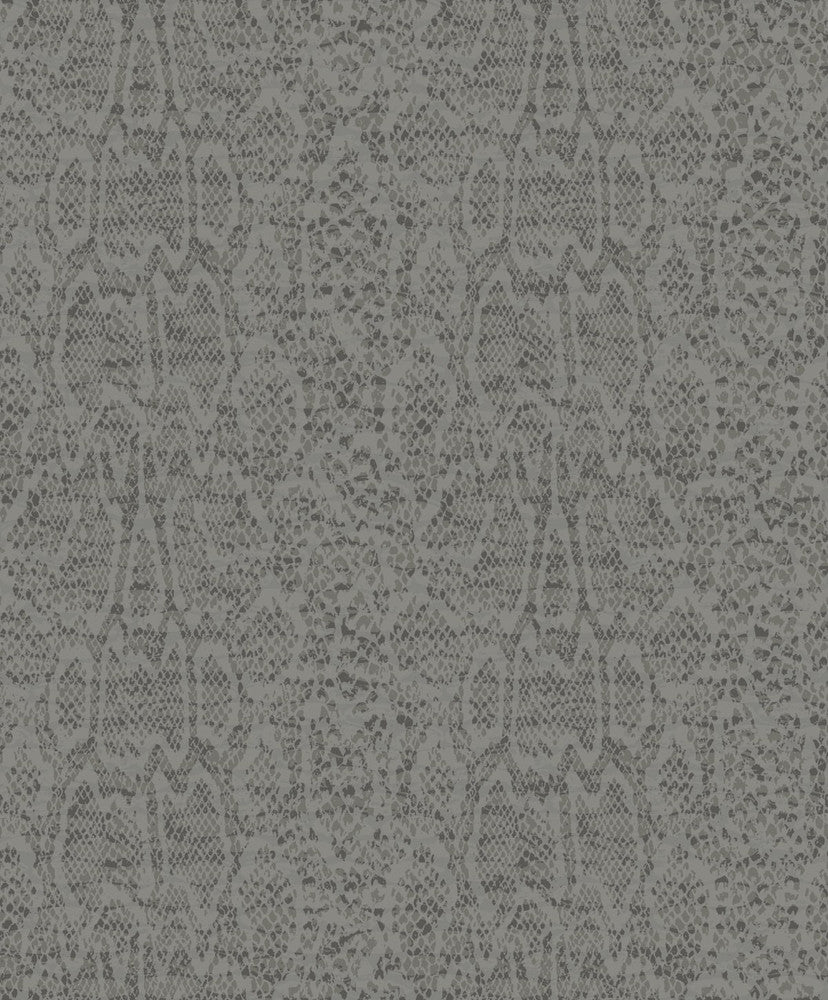 Skin Silver and Charcoal by Seabrook Wallpaper Aura Netherlands 56.05 12.6" 20.5" - Fabric Carolina -