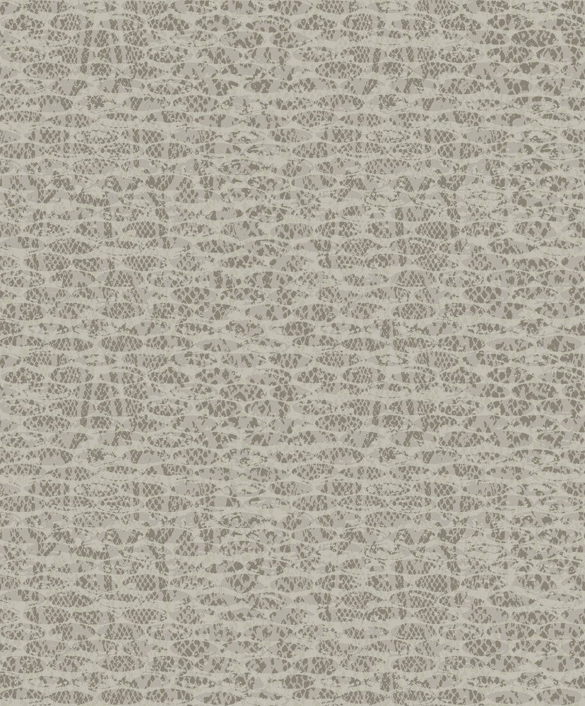 Skin Silver and Gray by Seabrook Wallpaper Aura Netherlands 56.05 12.6" 20.5" - Fabric Carolina -