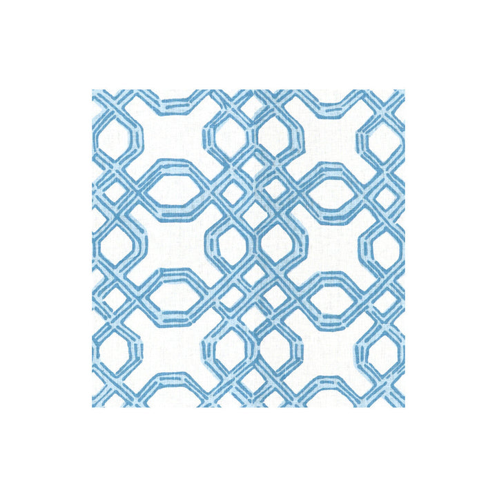 Well Connected Tide Blue by Lee Jofa Designer Fabric LILLY PULITZER LINEN - 100% China MEDIUM Horizontal: 18 and Vertical: 18 54 - Swanky Fabrics -