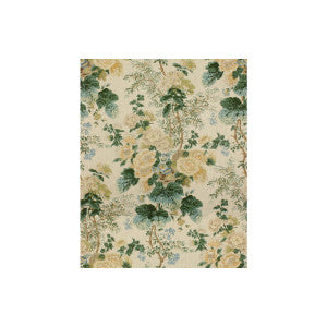 Hollyhock Hdb Lemon/Aqua by Lee Jofa Fabric