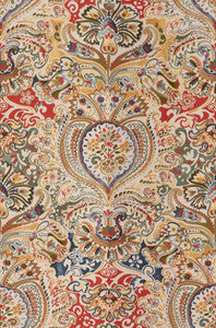 Costes Poppy/Blue by Lee Jofa Fabric