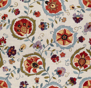Montmartre Clay/Blue by Lee Jofa Fabric