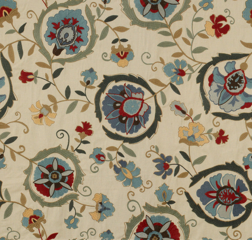 Montmartre Emb Slate/Clay by Lee Jofa Fabric