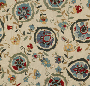Montmartre Emb Slate/Clay by Lee Jofa Fabric