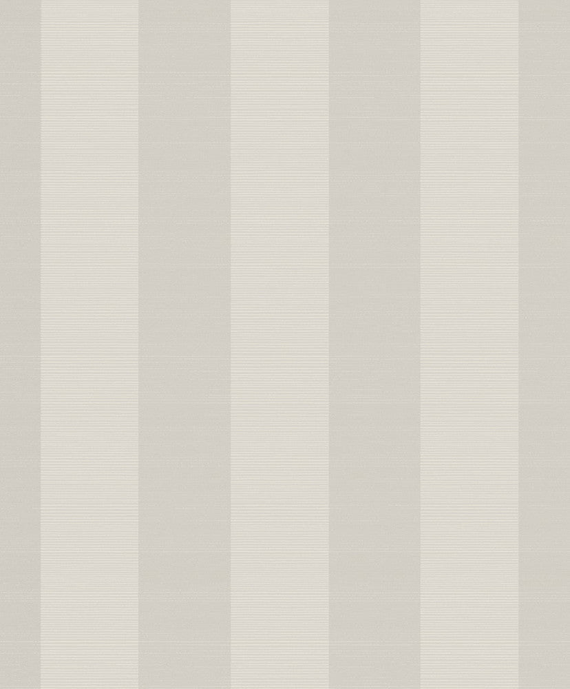 Stripe Silver and Ivory by Seabrook Wallpaper Aura Netherlands 56.05 0" 20.5" - Fabric Carolina -