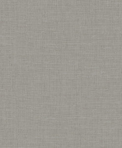 Elegant Burlap Silver and Greige by Seabrook Wallpaper