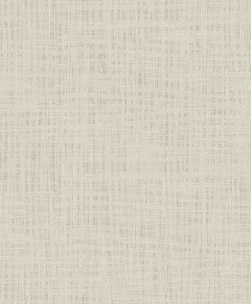 Elegant Burlap Beige and Ivory by Seabrook Wallpaper Aura Netherlands 56.05 12.6" 20.5" - Fabric Carolina -