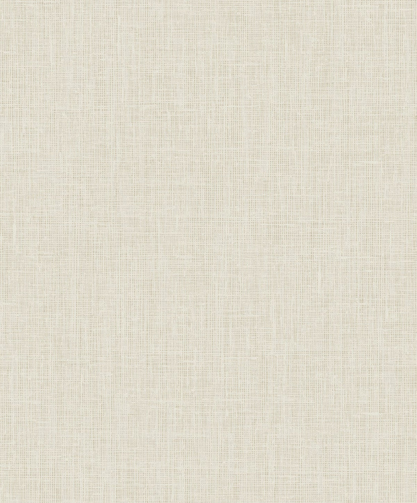 Elegant Burlap Tan and Silver by Seabrook Wallpaper Aura Netherlands 56.05 12.6" 20.5" - Fabric Carolina -