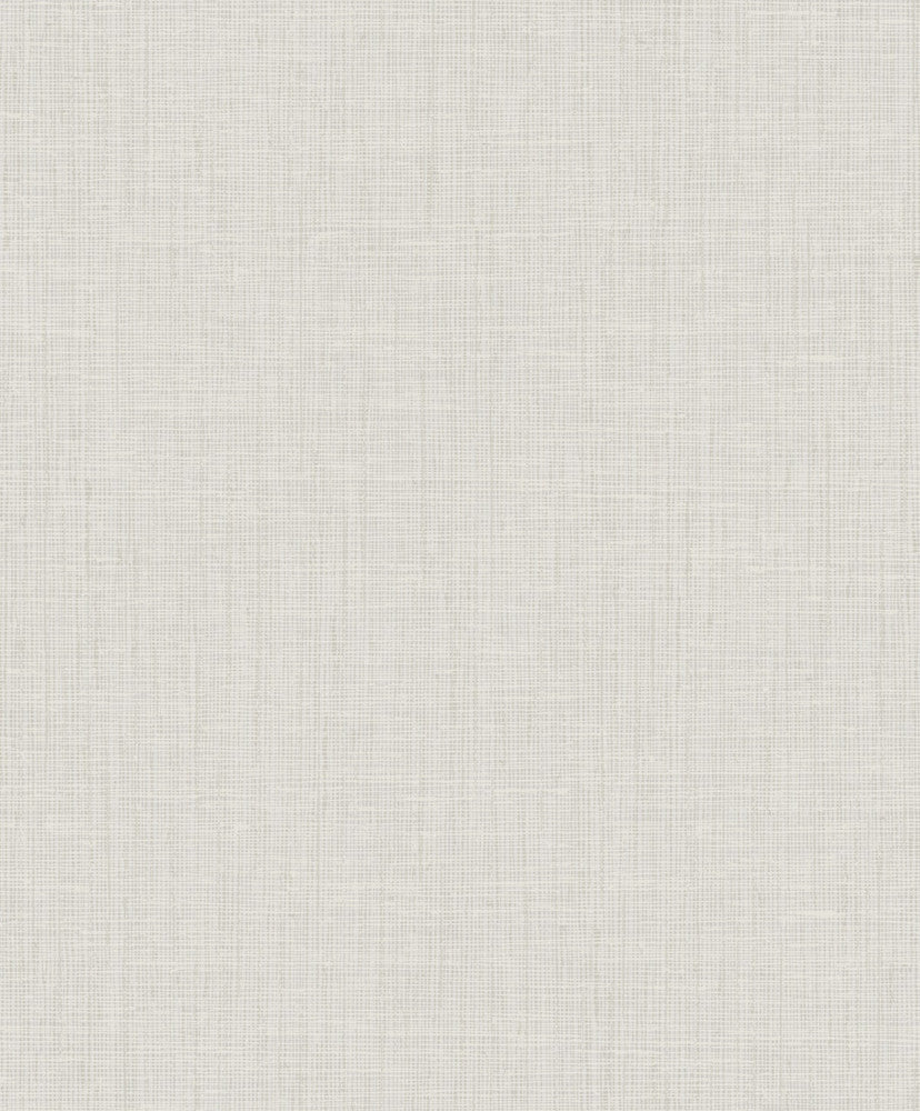 Elegant Burlap Silver and Beige by Seabrook Wallpaper Aura Netherlands 56.05 12.6" 20.5" - Fabric Carolina -