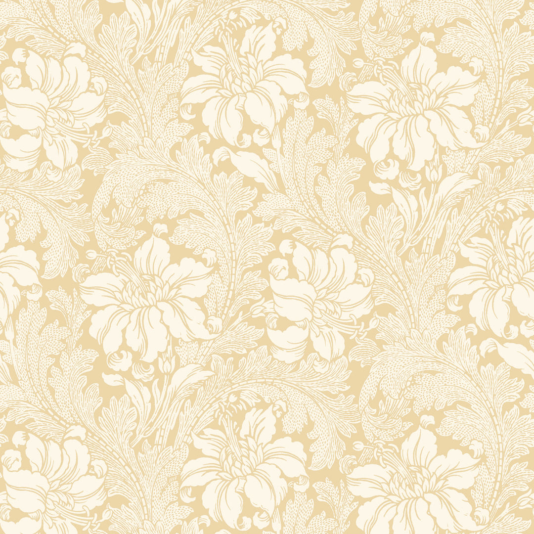 Acanthus Garden - Buttercup by Schumacher Wallcovering