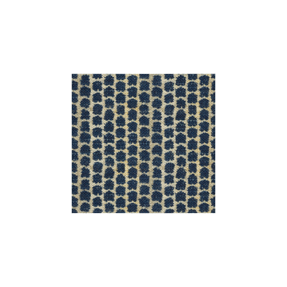 Kaya Indigo by Lee Jofa Designer Fabric THE MALIKA COLLECTION COTTON - 63%;LINEN - 37% Italy HEAVY Horizontal: 2.5 and Vertical: 3.5 54.5 - Swanky Fabrics -