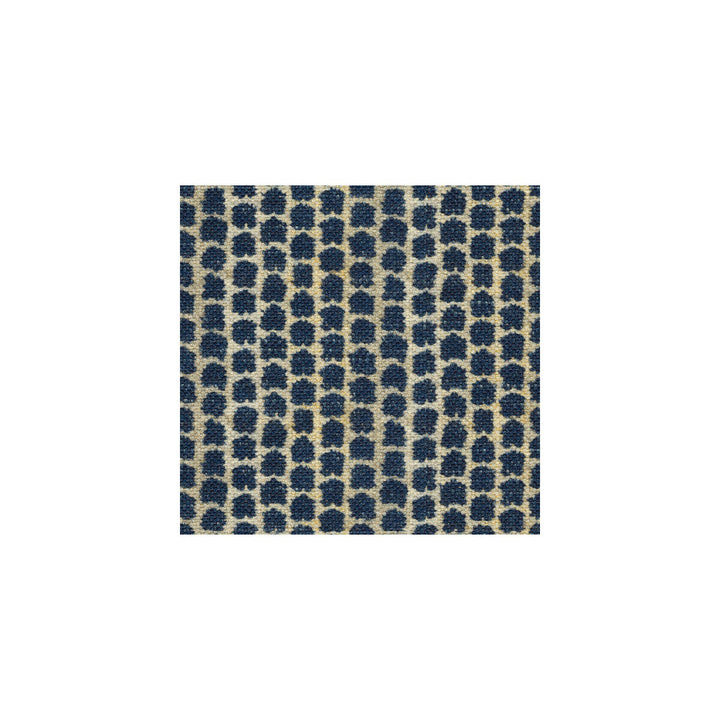 Kaya Indigo by Lee Jofa Designer Fabric THE MALIKA COLLECTION COTTON - 63%;LINEN - 37% Italy HEAVY Horizontal: 2.5 and Vertical: 3.5 54.5 - Swanky Fabrics -