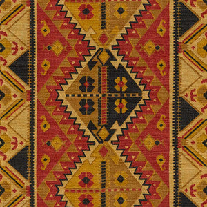 Rebeka Paprika/Coal by Lee Jofa Fabric