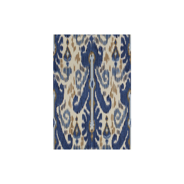 Pardah Print Indigo by Lee Jofa Fabric THE MALIKA COLLECTION LINEN - 53%;COTTON - 35%;NYLON - 12% United Kingdom HEAVY Horizontal: 18 and Vertical: 28.5 54 - Fabric Carolina -