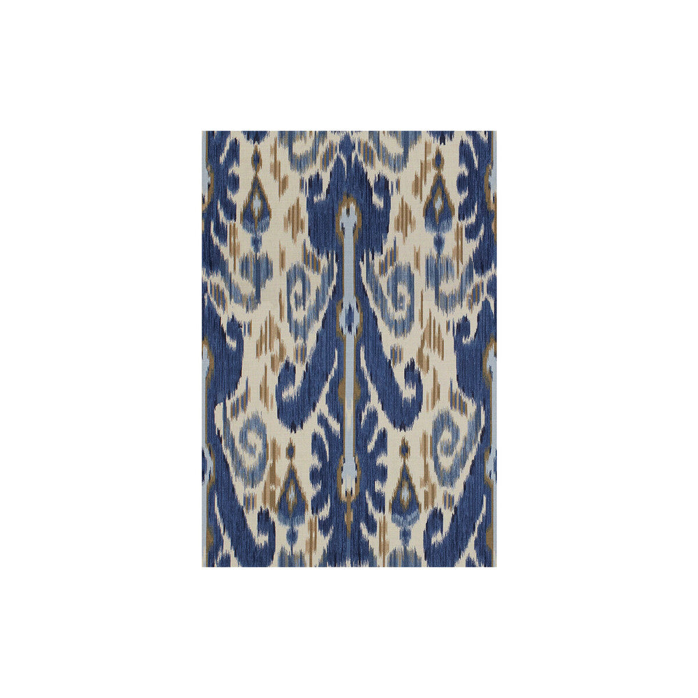 Pardah Print Indigo by Lee Jofa Fabric THE MALIKA COLLECTION LINEN - 53%;COTTON - 35%;NYLON - 12% United Kingdom HEAVY Horizontal: 18 and Vertical: 28.5 54 - Fabric Carolina -