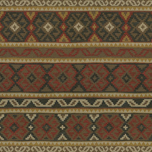 Kekoua Paprika/Coal by Lee Jofa Fabric