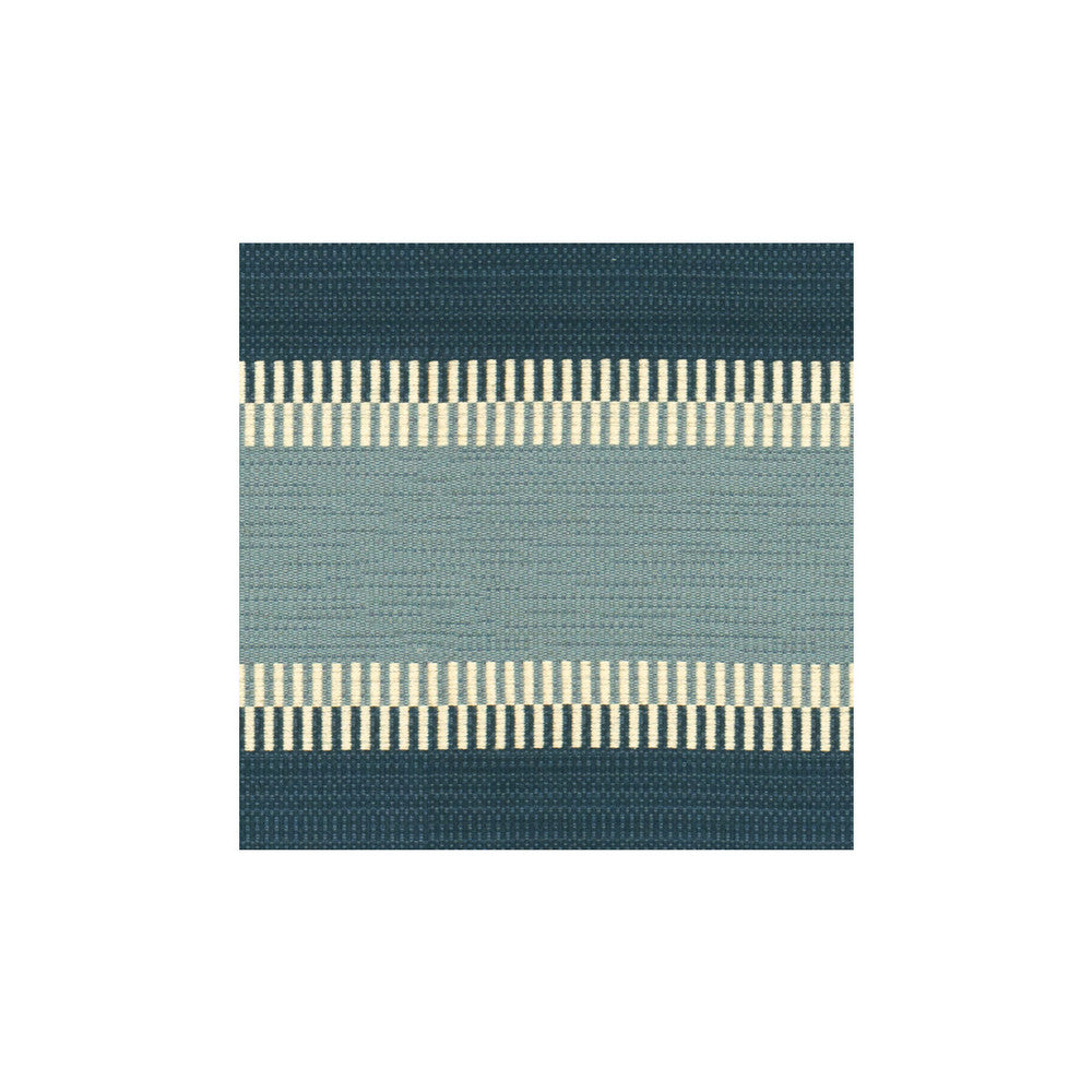 Dorinda Stripe Blue by Lee Jofa Fabric THE KARENZA COLLECTION COTTON - 64%;RAYON - 16%;POLYESTER - 15%;FLAX - 5% United States HEAVY Horizontal: 0 and Vertical: 13.75 54 - Fabric Carolina -