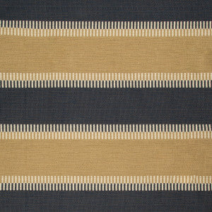 Dorinda Stripe Camel/Indigo by Lee Jofa Fabric