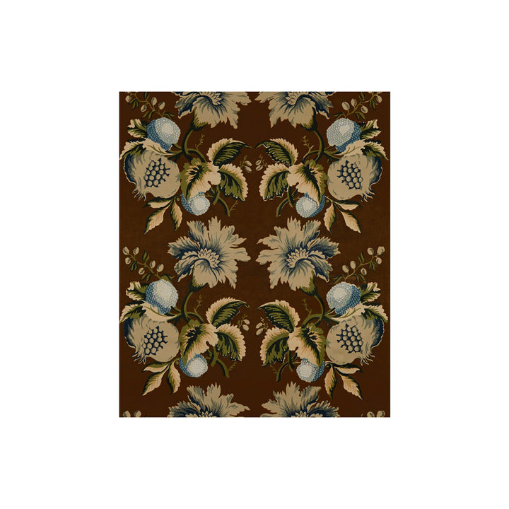 Jessup Sepia/Indigo by Lee Jofa Fabric OSCAR DE LA RENTA II COTTON - 100% Thailand Horizontal: 24 and Vertical: 28 48 - Fabric Carolina -