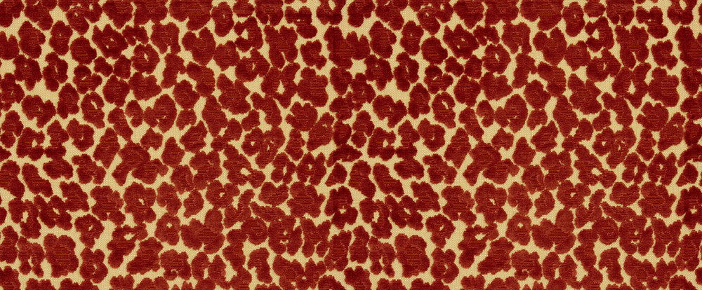 Le Leopard Garnet by Lee Jofa Fabric