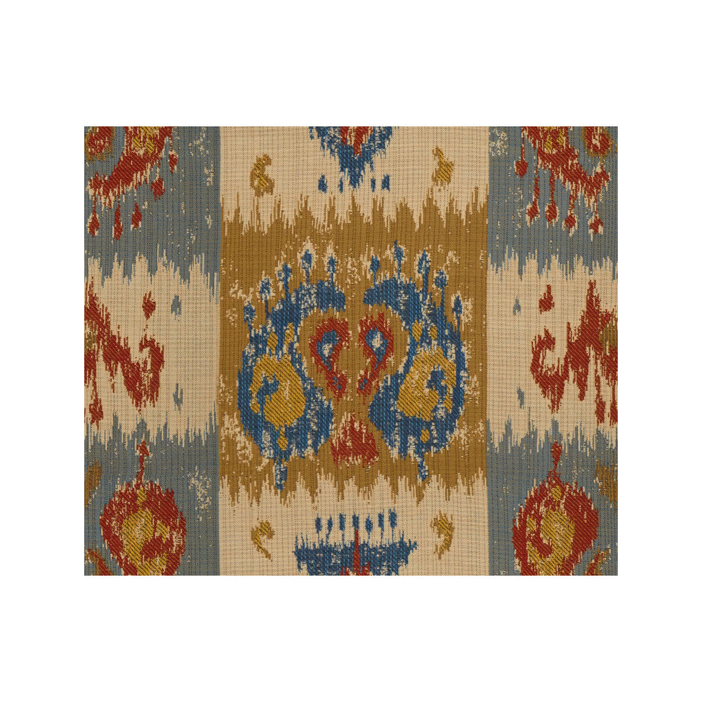 Izmir Ikat Sapphire/Red by Lee Jofa Fabric DAVID EASTON SOLARIUM VOL II SOLUTION DYED ACRYLIC - 100% United States MEDIUM Horizontal: 14.5 and Vertical: 16.625 54 - Fabric Carolina -