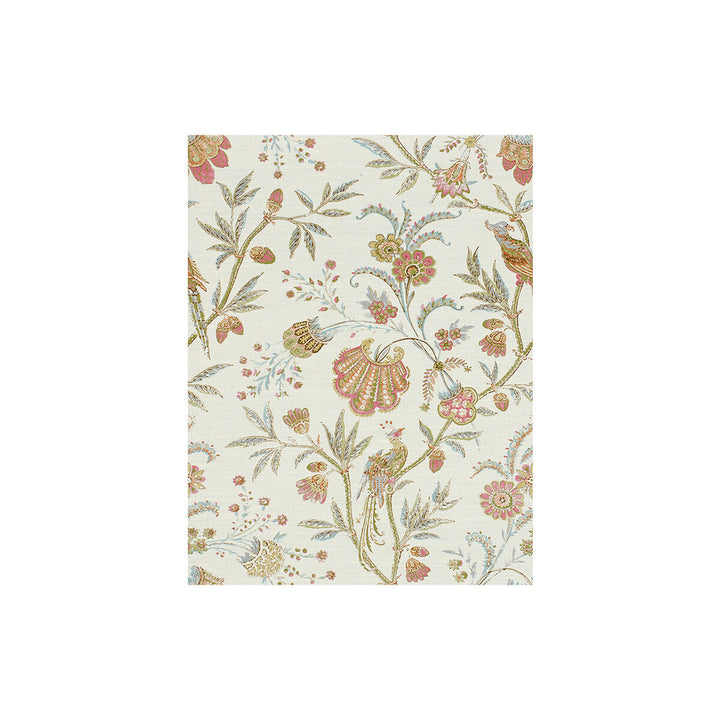 Seafield Pink/Aqua by Lee Jofa Fabric AERIN LINEN - 63%;COTTON - 28%;NYLON - 9% United Kingdom MEDIUM Horizontal: 18 and Vertical: 25.25 54 - Fabric Carolina -