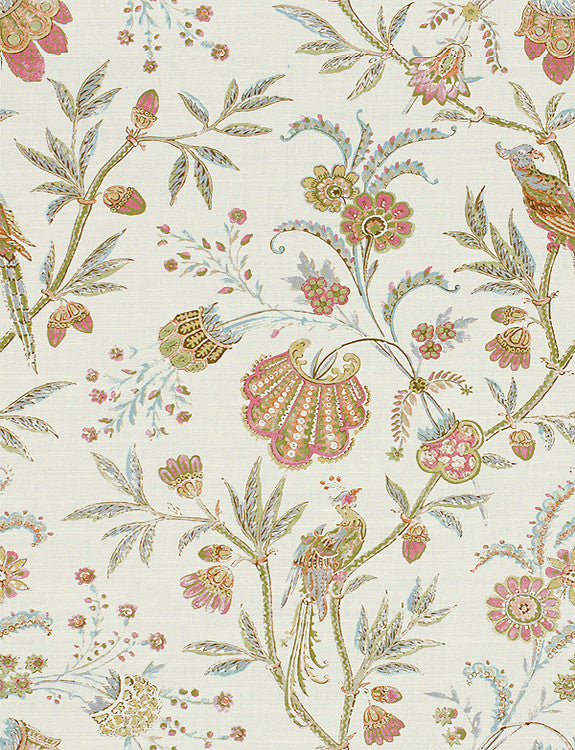 Seafield Pink/Aqua by Lee Jofa Fabric