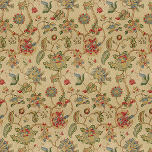 Tidewater Block Ruby/Blue by Lee Jofa Fabric