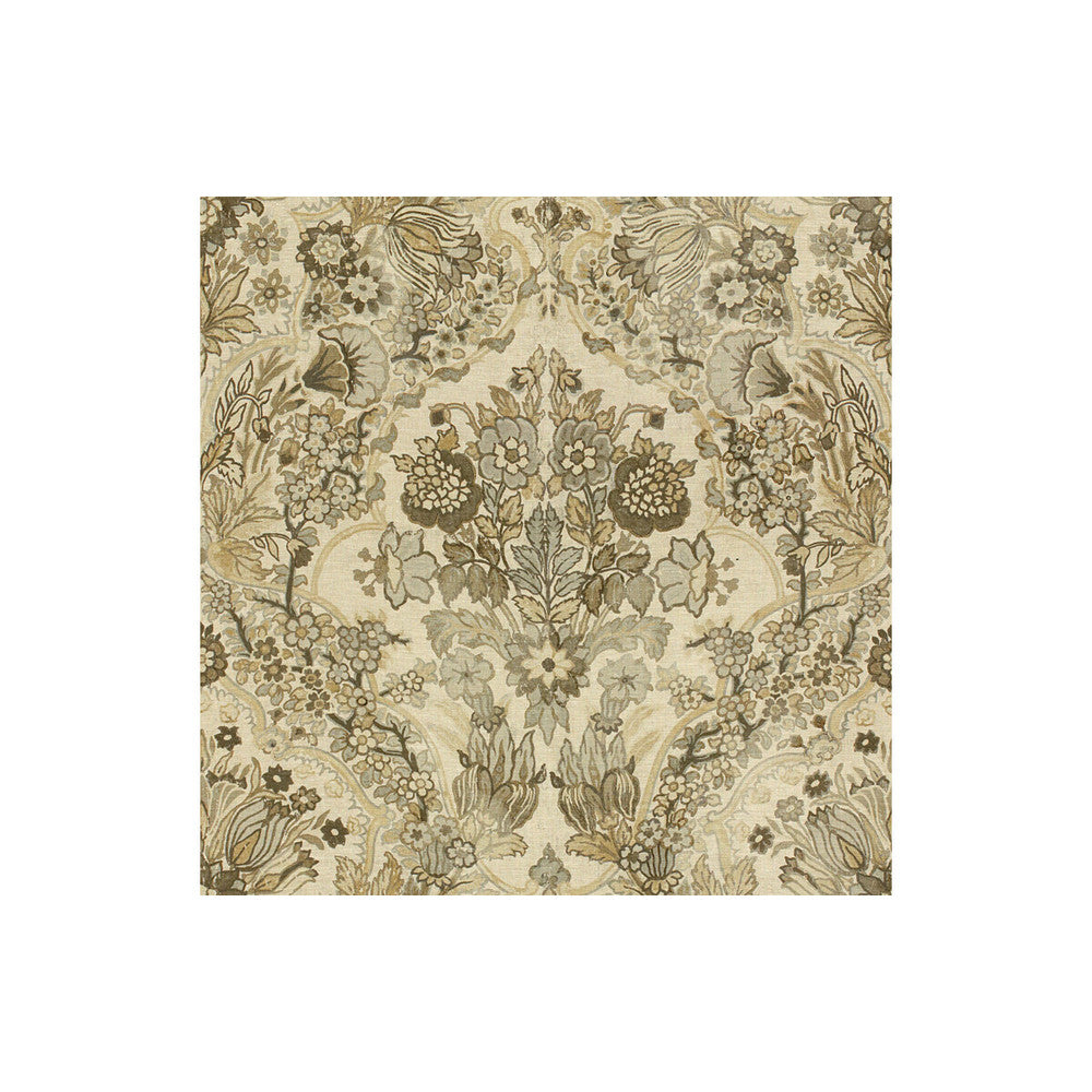 Tetbury Grey/Bisque by Lee Jofa Fabric ROYAL OAK ANNIVERSARY LINEN - 100% Italy - Horizontal: 26.75 and Vertical: 27.5 55 - Fabric Carolina -