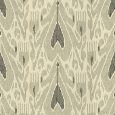 Khalat Ikat Ebony/Pewter by Lee Jofa Fabric
