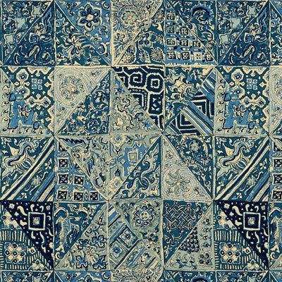 Indian Blocks Blues by Lee Jofa Fabric