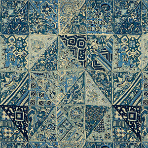 Indian Blocks Blues by Lee Jofa Fabric
