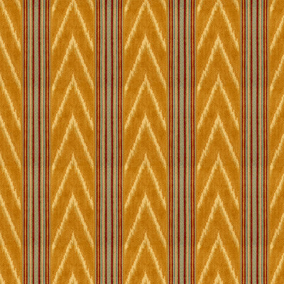Ithaka Velvet Gold/Red by Lee Jofa Fabric