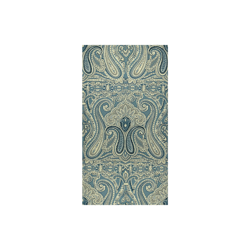 Alsace Paisley Blue/Dusk by Lee Jofa Fabric SUZANNE KASLER COLLECTION II LINEN - 53%;COTTON - 35%;NYLON - 12% United Kingdom MEDIUM Horizontal: 13.5 and Vertical: 27 54 - Fabric Carolina -