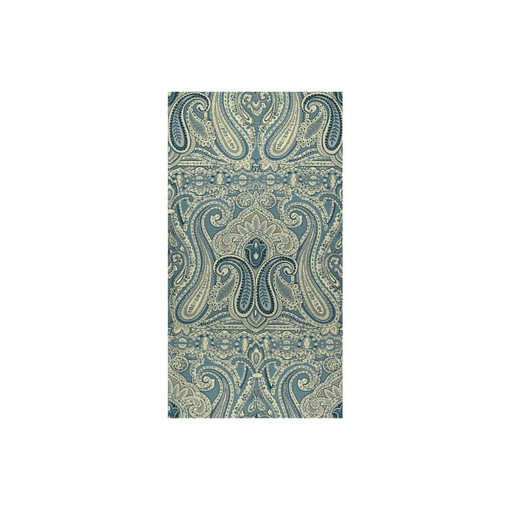 Alsace Paisley Blue/Dusk by Lee Jofa Fabric SUZANNE KASLER COLLECTION II LINEN - 53%;COTTON - 35%;NYLON - 12% United Kingdom MEDIUM Horizontal: 13.5 and Vertical: 27 54 - Fabric Carolina -