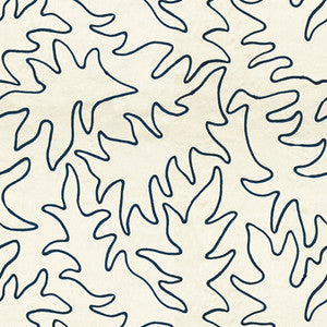 Gigi Ivory/Blue by Lee Jofa Fabric