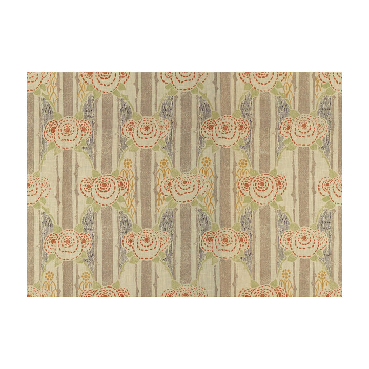 Eloise Purple/Spice by Lee Jofa Fabric BUNNY WILLIAMS LINEN - 100% United Kingdom MEDIUM Horizontal: 27 and Vertical: 20 54 - Fabric Carolina -