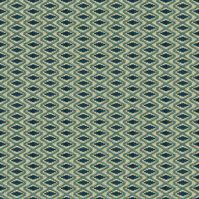 Otto Trellis Lagoon/Teal by Lee Jofa Fabric
