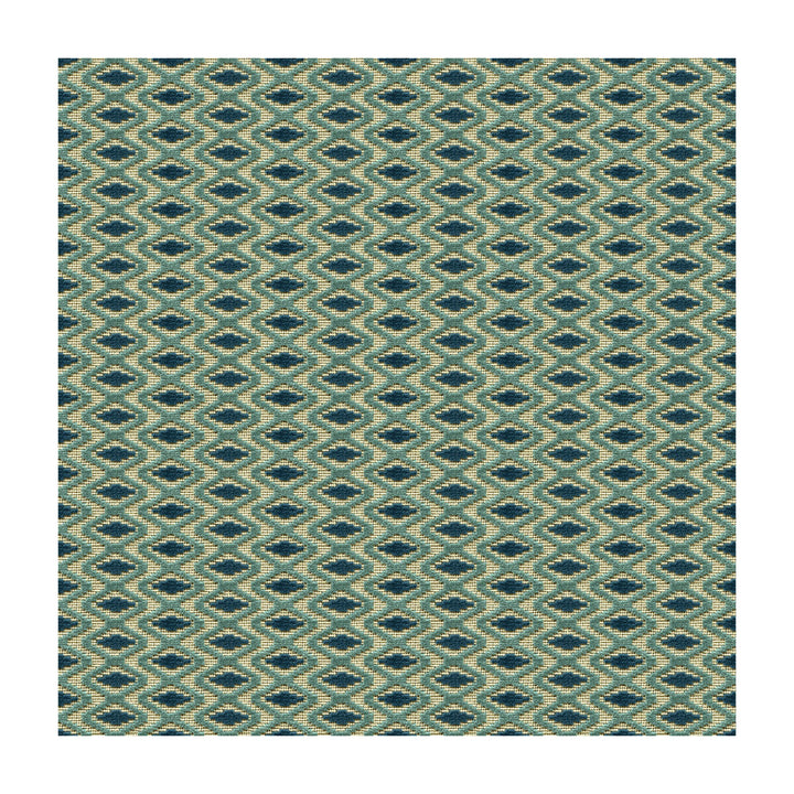 Otto Trellis Lagoon/Teal by Lee Jofa Fabric PARISH-HADLEY COTTON - 95%;POLYESTER - 5% Belgium Horizontal: 3.25 and Vertical: 1 53.5 - Fabric Carolina -