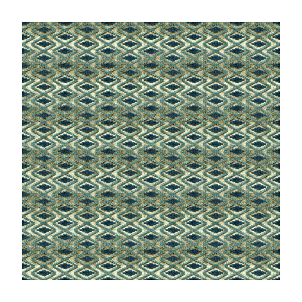 Otto Trellis Lagoon/Teal by Lee Jofa Fabric PARISH-HADLEY COTTON - 95%;POLYESTER - 5% Belgium Horizontal: 3.25 and Vertical: 1 53.5 - Fabric Carolina -