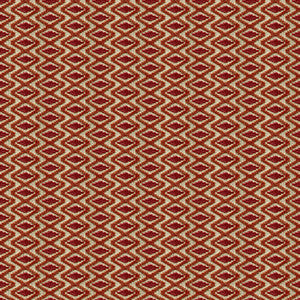 Otto Trellis Spice/Red by Lee Jofa Fabric