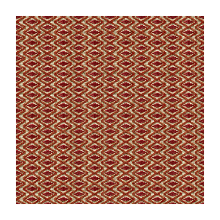 Otto Trellis Spice/Red by Lee Jofa Fabric PARISH-HADLEY COTTON - 95%;POLYESTER - 5% Belgium Horizontal: 3.25 and Vertical: 1 53.5 - Fabric Carolina -