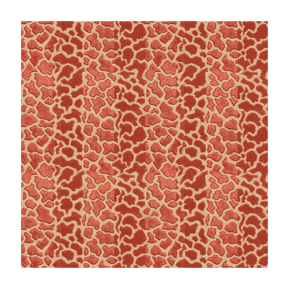 Timbuktu Velvet Red by Lee Jofa Fabric PARISH-HADLEY VISCOSE - 51%;COTTON - 31%;LINEN - 18% India HEAVY Horizontal: 8.75 and Vertical: 7.5 54 - Fabric Carolina -