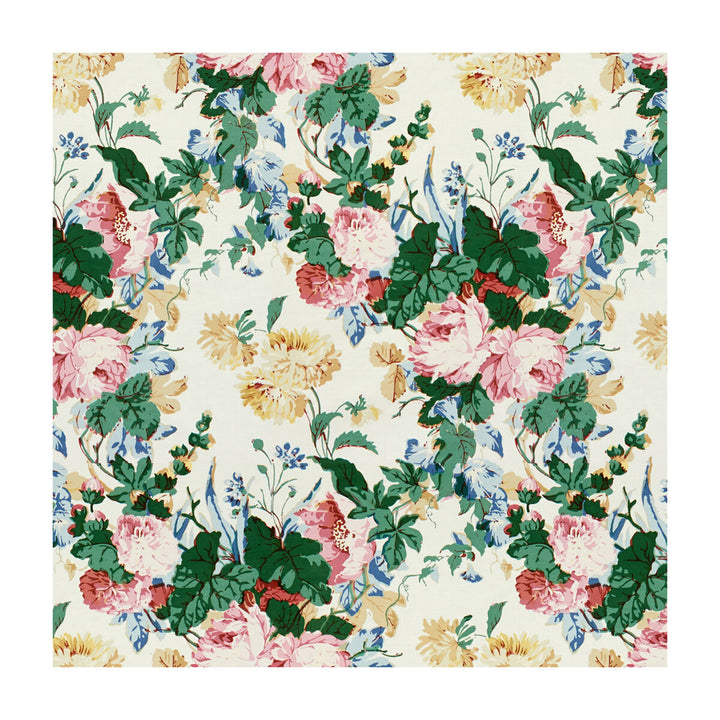 Maisie Pink/Green by Lee Jofa Fabric PARISH-HADLEY COTTON - 100% Thailand - Horizontal: 25.75 and Vertical: 36 51.5 - Fabric Carolina -