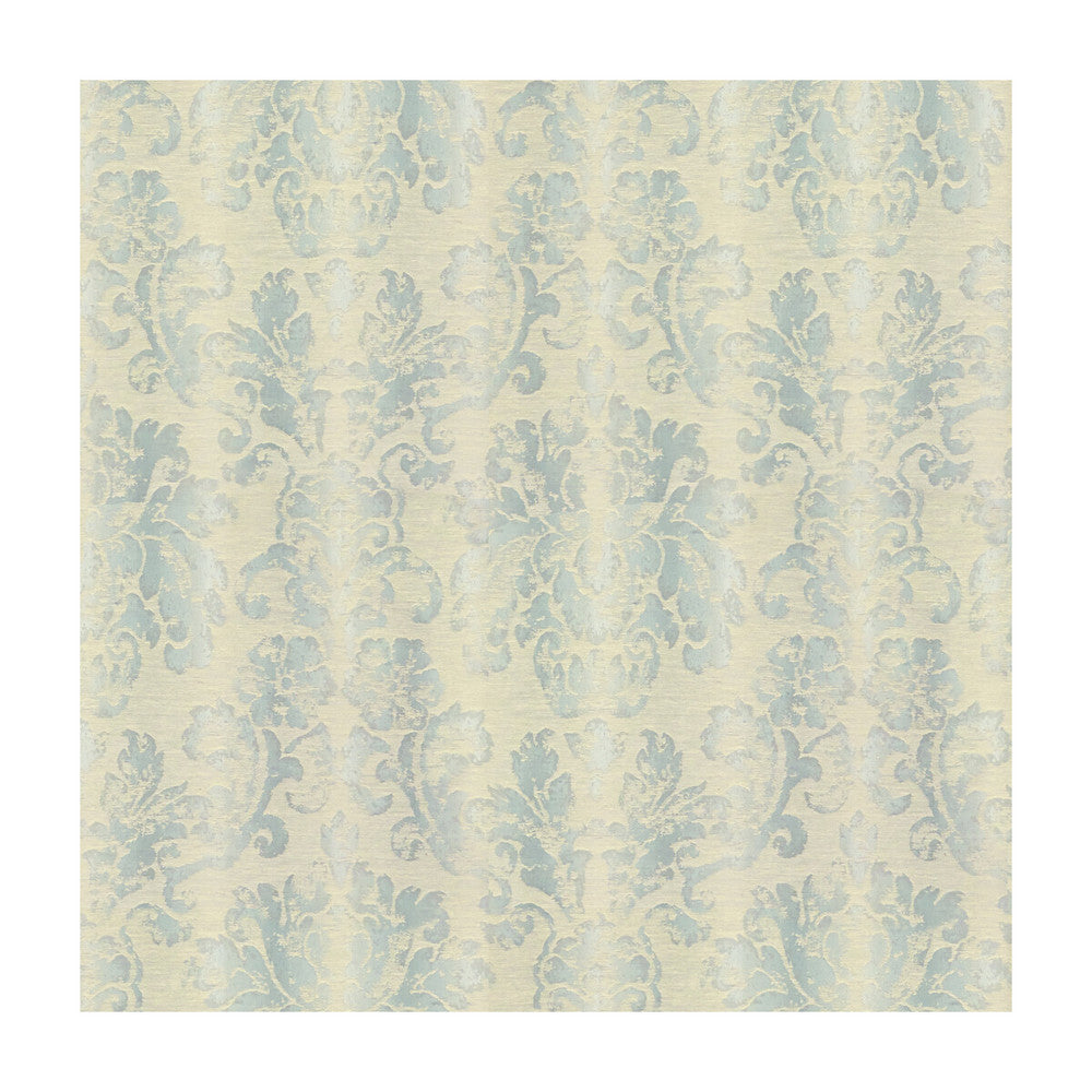 Wessex Aqua by Lee Jofa Designer Fabric AERIN COLLECTION 2 COTTON - 72%;LINEN - 28% India Horizontal: 26.75 and Vertical: 46.5 53 - Swanky Fabrics -