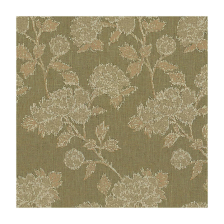 Graciela Sage/Sisal by Lee Jofa Designer Fabric AERIN COLLECTION 2 LINEN - 100% Thailand Horizontal: 13 and Vertical: 23.5 53 - Swanky Fabrics -